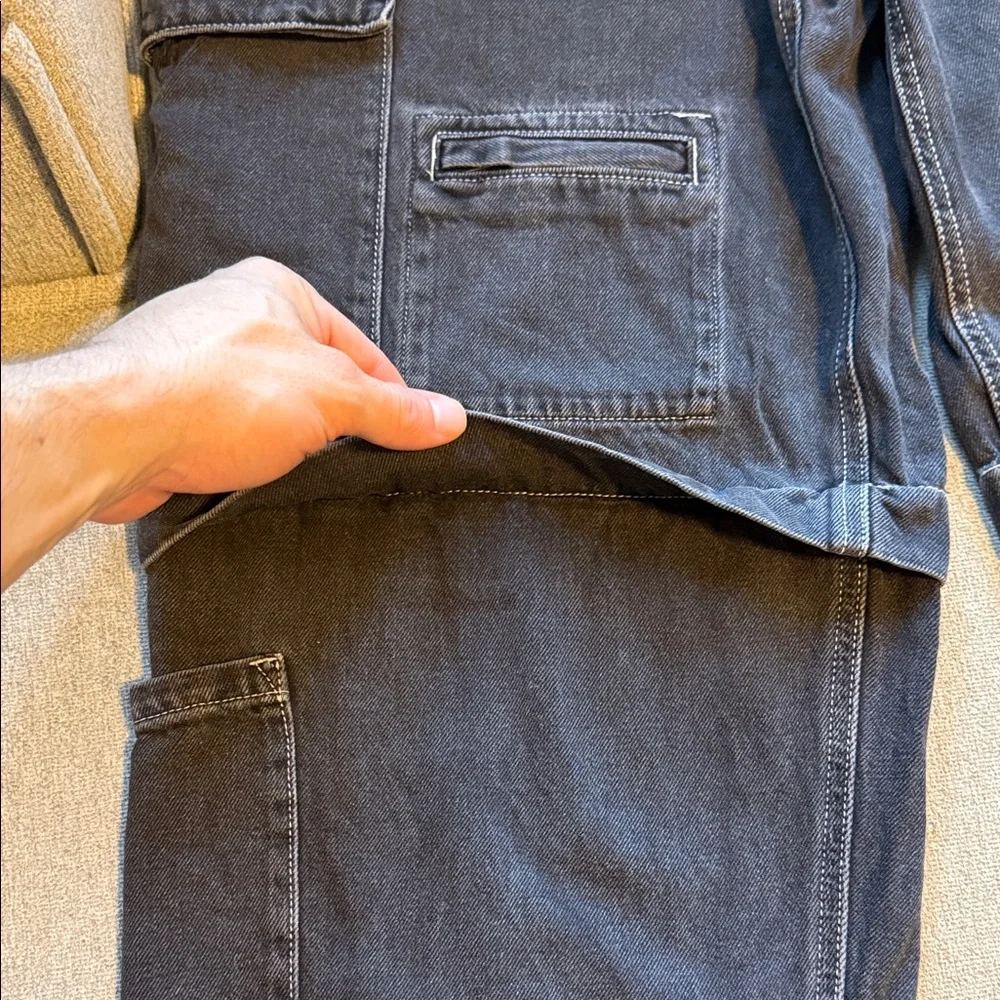 H&M Men's Black Cargo/Jean Pants